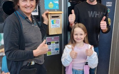 Pfandspendenbox im ALDI Süd in Nesselwang